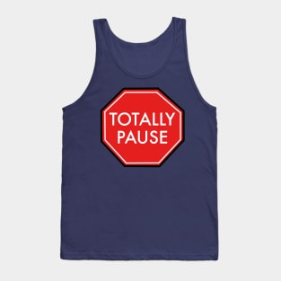 Interpretational Stop Sign Tank Top